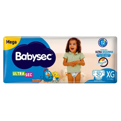 Fralda Babysec XG 30 Unidades