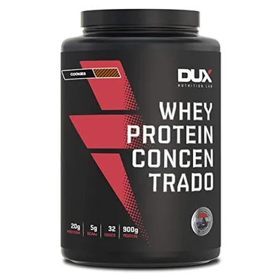 Whey Protein Concentrado Pote (900G) - Sabor Cookies, Dux Nutrition, DUX Nutrition