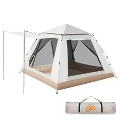 Barraca de Camping Para 4-6 Pessoas Barraca Instantânea Automática Cobertura Removível da Barraca e Janela de Malha