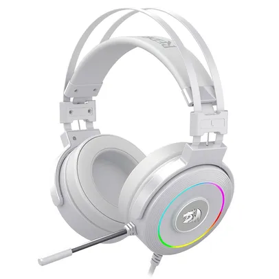 Headset Gamer Redragon Lamia 2, RGB, 7.1 Som Surrond, Drivers 40mm, Branco - H320W-RGB