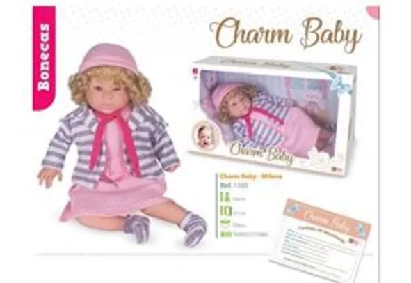 [PRIME] Boneca Charm Baby Milena - Brink Model | R$56