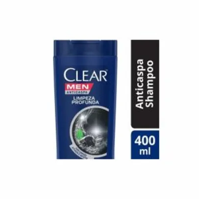 Shampoo Anticaspa Clear Men Limpeza Profunda 400 Ml