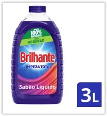 [AME R$ 8] Detergente Líquido Brilhante Roupas Brancas e Coloridas 3l | R$ 18