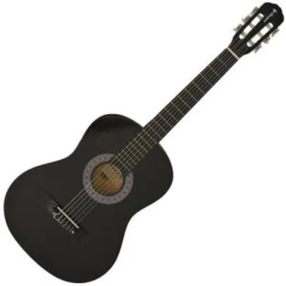 Violão Acústico Clássico 6 Cordas Nylon Preto Aubvo611 Auburn | R$180