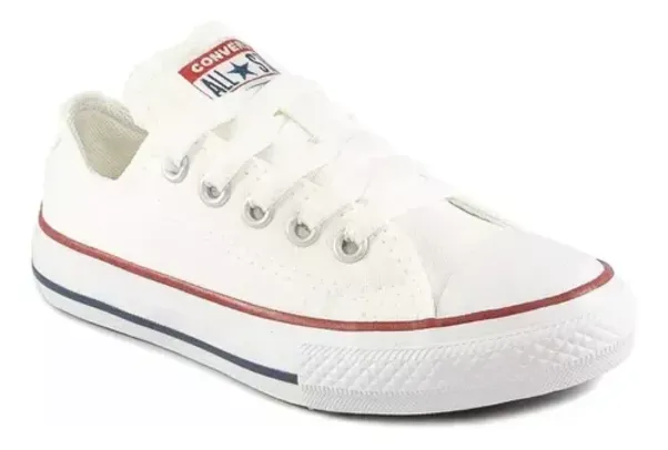 Tênis feminino Chuck Taylor CT00010007 lona - Branco | Converse All Star por 159,92