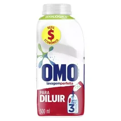 Sabão Líquido Concentrado Omo para Diluir Refil 500ml