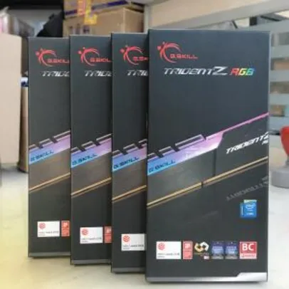 Memória G.Skill Trident Z RGB 8GB 3000MHz, DDR4, CL16 | R$305