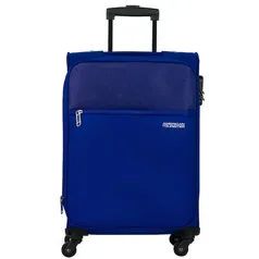 Mala de Bordo American Tourister Frankfurt com Rodas com Giro 360° em Poliéster Azul - By Samsonite