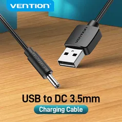 Vention Usb para Fonte DC 3,5MM, 0.5m| R$ 0,11