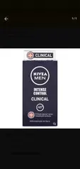 Antitranspirante em barra Nivea Men Clinical Intense Control 42 g | R$7