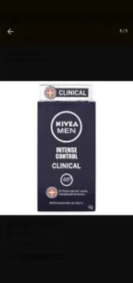 Antitranspirante em barra Nivea Men Clinical Intense Control 42 g | R$7