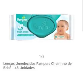 Lenços umedecidos Pampers Cheirinho de bebê - 48un