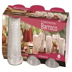 Conjunto 6 Copos Barroco 300ml Wheaton