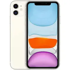 Apple Iphone 11 128gb Branco - Tela 6,1 Câmera Traseira 12mp + Carregador - Vitrine