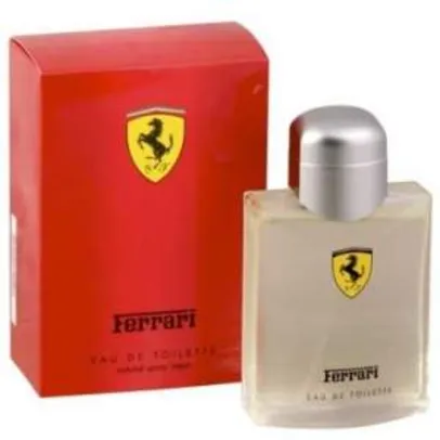 [Clube do Ricardo] Perfume Ferrari Red Eau de Toilette 125 ml por R$ 90