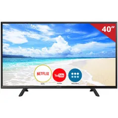 Smart TV LED 40" Panasonic TC-40FS600B Full HD | R$1.099