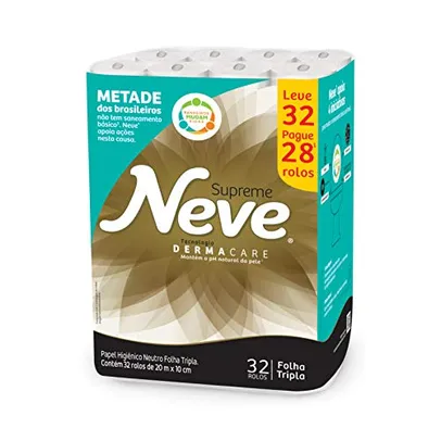 (REC) Papel Higiênico Neve Supreme - 32 rolos