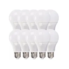 Kit 10 Lâmpada Bulbo Super Led 9w Branco Frio E27 Bivolt