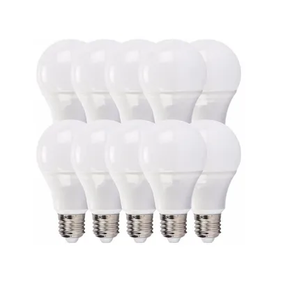 Kit 10 Lâmpada Bulbo Super Led 9w Branco Frio E27 Bivolt