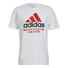 Camiseta Estampada DNA Manchester United Adidas (Tam.P M G e GG)