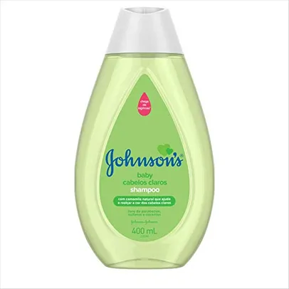 [PRIME] Shampoo Infantil Cabelos Claros, Johnson's, 400ml | 2 unid | R$9 cada