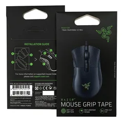 Mouse Gamer Razer Deathadder V2 Mini, Chroma, Optical Switch, 6 Botões, 8500DPI + Mouse Grip Tape - 