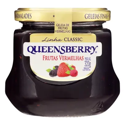 (SC Ame R$19,54) 2Unid Geleia frutas vermelhas 320G queensberry