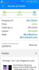 [Clube da Lu+Cupom] Galaxy S10 512gb