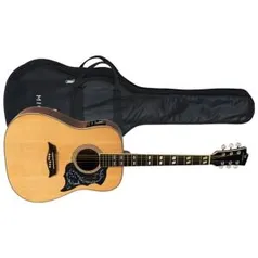 Violão Michael Galaxy Vm925Dt Natural Satin Folk Com Equalizador Tensor E Bag - R$ 787