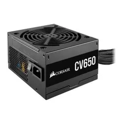 FONTE CORSAIR CV SERIES CV650 80 PLUS BRONZE 650W, CP-9020211-BR | R$449