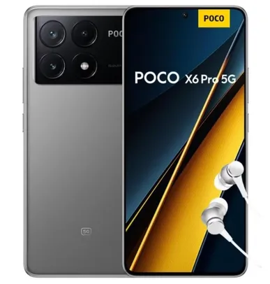  Smartphone Xiaomi Poco X6 Pro NFC 5G Global Memória Expansível Versões 256GB 8GB RAM por R$