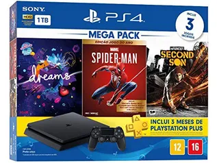 Console PlayStation 4 Mega Pack 17 - Dreams, Spider Man, Second Son