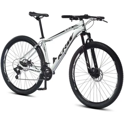 Foto do produto Bicicleta Alum 29 Ksw Shimano 24 Vel Freio A Disco Krw11 - Branco/Preto