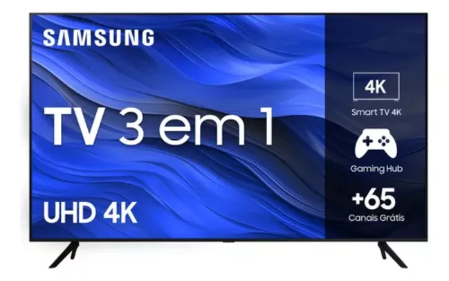 Smart Tv 75'' Uhd 4k 75cu7700 Preto Bivolt Samsung