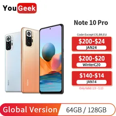 Smartphone Redmi Note 10 Pro 8GB/256GB