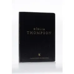 Bíblia de Estudo Thompson | AEC | Letra Média | Luxo | Preta | R$ 68