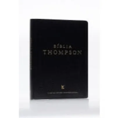 Bíblia de Estudo Thompson | AEC | Letra Média | Luxo | Preta | R$ 68