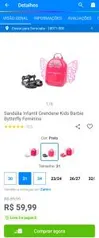 [APP] LEVE 3 PAGUE 2 Sandália Grendene Barbie - R$60