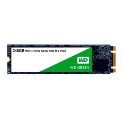 SSD 240GB WD GREEN M.2 (SATA III ) | R$249