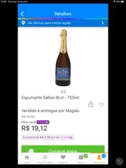 [CLUBE DA LU] Espumante Salton Brut - 750ml | R$19