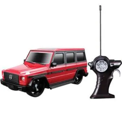 Rádio Control 1:24 Mercedes-Benz G Class Vermelho - R$39,99