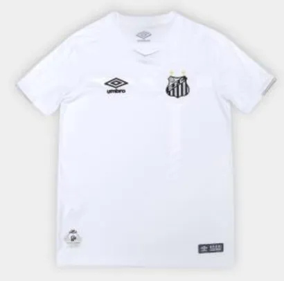 [APP + CUPOM] Camisa Santos Juvenil I 19/20 | R$60