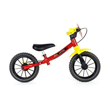 Bicicleta Balance Bike Fast Aro 12, Nathor, Multicor