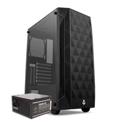 GABINETE MANCER VERIZON + FONTE MANCER THUNDER 500W | R$490