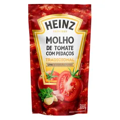 Molho de Tomate com Pedaços Heinz 300g