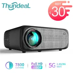 Projetor Thundeal Full Hd Projector 1080p Android Wifi Led Video Proyector Home Theater 3d 