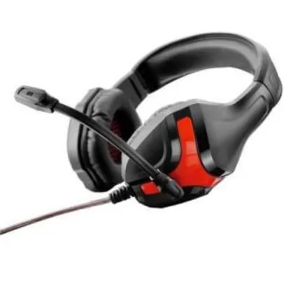 Headset Gamer Warrior P2 Preto e Vermelho - PH101