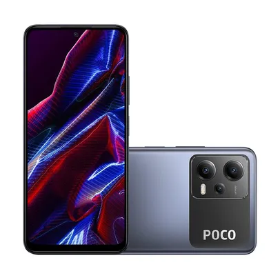 Smartphone Poco X5 5G, 128GB, 6GB,  Câmera Tripla 48MP, Preto