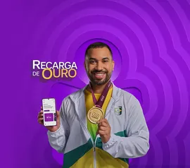 RECARGA DE OURO - Recarregue e GANHE 5GB de Bônus a Cada Medalha de Ouro do Time Brasil!