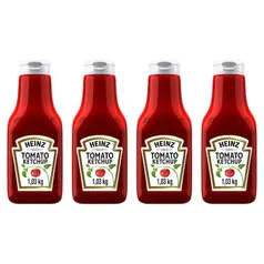 Kit com 4 Ketchup Heinz 1,033kg